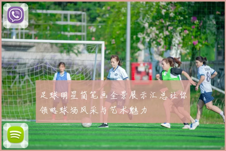 足球明星简笔画全景展示汇总让你领略球场风采与艺术魅力