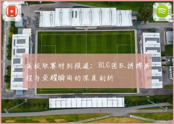 高校联赛特别报道：BLG团队拼搏历程与荣耀瞬间的深度剖析