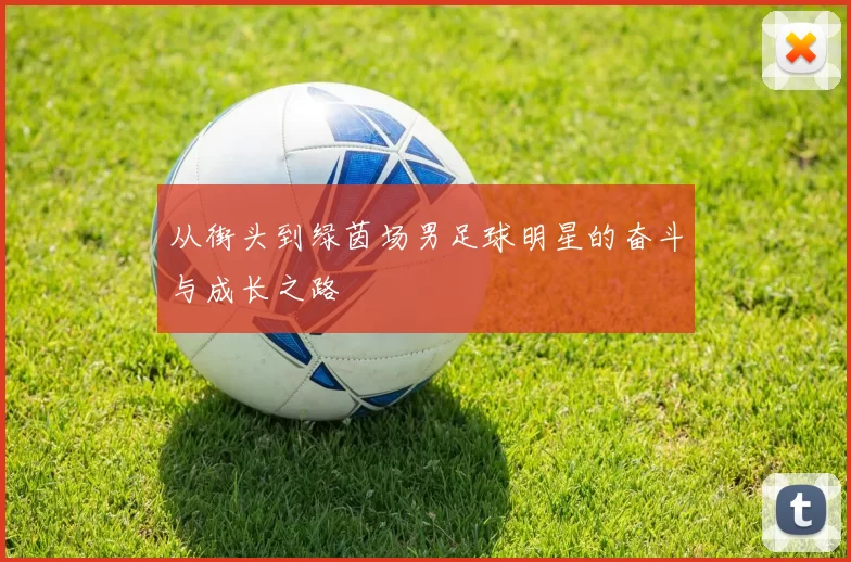 从街头到绿茵场男足球明星的奋斗与成长之路